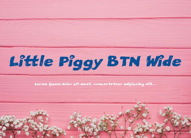 Little Piggy BTN Wide example